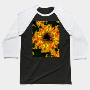 Submerged Mandelbrot Baseball T-Shirt